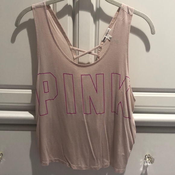 VS PINK Open-Back Tank Top - Picture 1 of 3